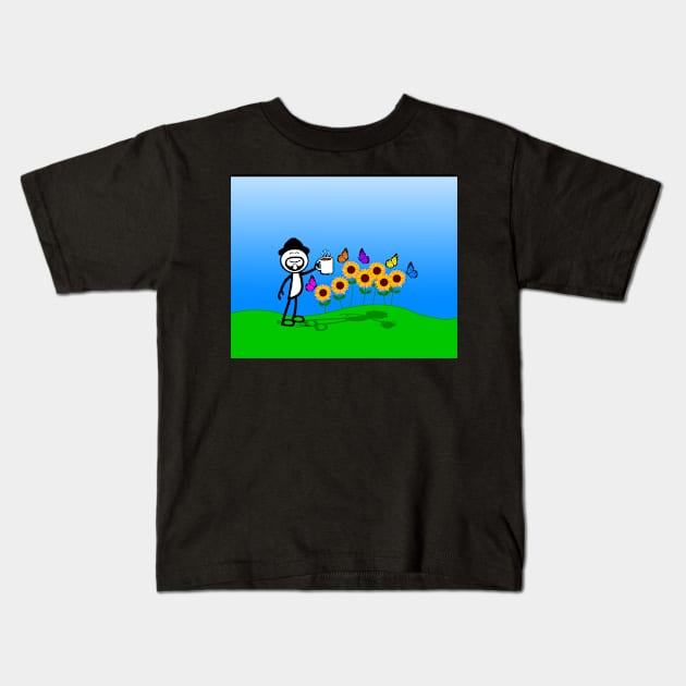 Spring Has Sprung Kids T-Shirt by GDGCreations